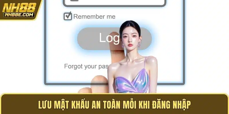 Lưu mật khẩu an toàn mỗi khi đăng nhập