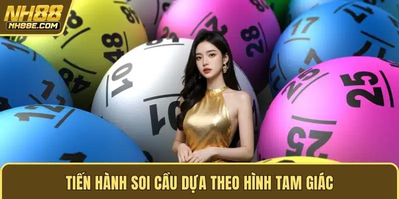 Tiến hành soi cầu dựa theo hình tam giác